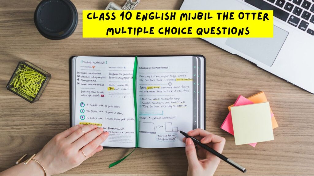 Class 10 English Mijbil The Otter Multiple Choice Questions