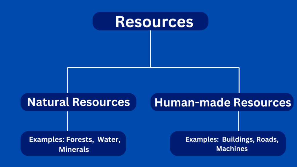 Classification of Resources Based on Origin Flowchart